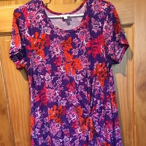 Carly Purple/pink Medium LulaRoe